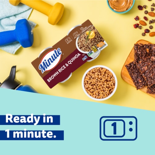 Minute® Gluten-Free Ready to Serve Brown Rice & Quinoa Perspective: left