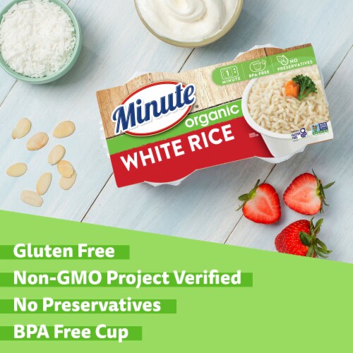 Minute Organic White Rice Perspective: left
