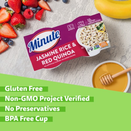 Minute® Ready to Serve Jasmine Rice & Red Quinoa Blend Perspective: left