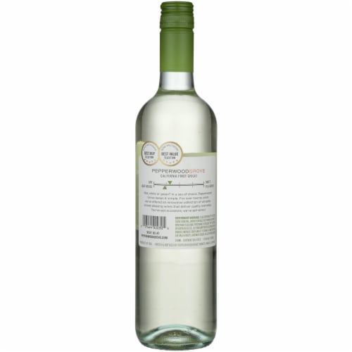 Pepperwood Grove Pinot Grigio International White Wine Perspective: left