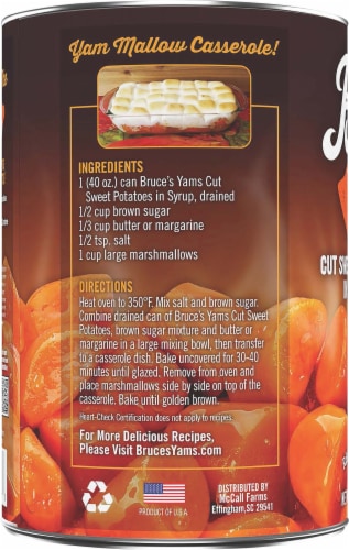 Bruce's® Cut Sweet Potato Yams in Syrup Perspective: left