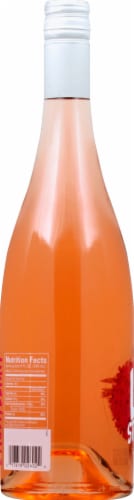 Platino Love Strawberry Sparkling Wine Perspective: left