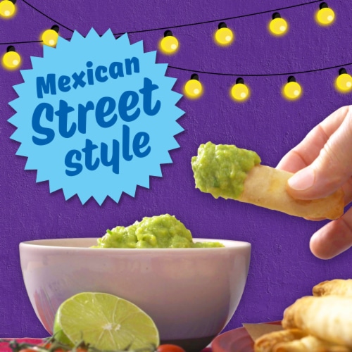 Delimex Chicken & Cheese Large Flour Taquitos Frozen Snacks Perspective: left