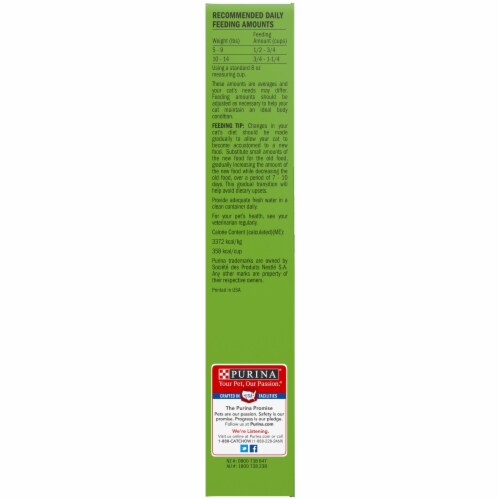 Purina Cat Chow Indoor Healthy Weight + Hairball Adult Cat Food Perspective: left