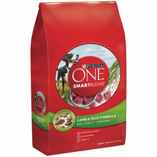 Purina ONE Lamb & Rice Dog Food Perspective: left