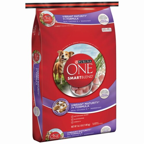 Purina ONE Vibrant Maturity 7+ Senior Dry Dog Food Perspective: left