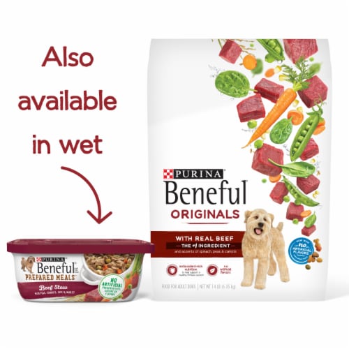 Purina® Beneful® Originals with Real Beef Adult Dog Food, 3.5 lb - King  Soopers