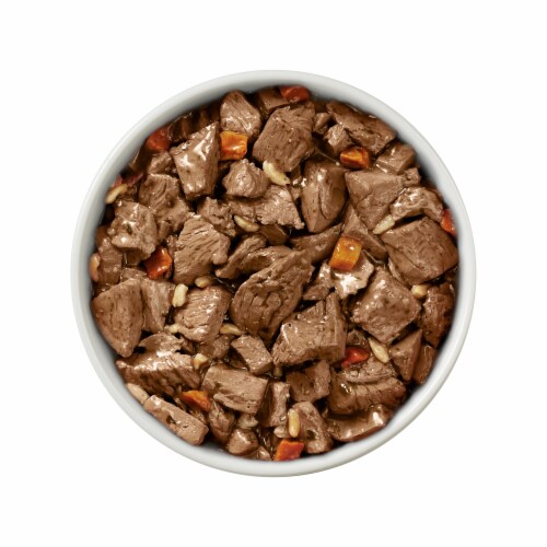 Purina ONE +Plus Healthy Weight Wet Dog Food Tender Cuts in Gravy Lamb & Brown Rice Perspective: left
