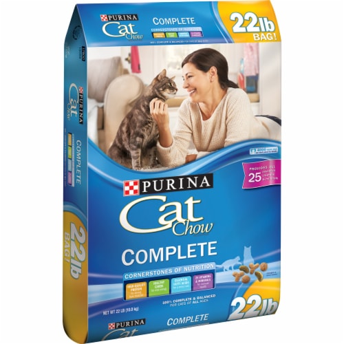 Cat Chow Complete Nutrition Dry Cat Food Perspective: left