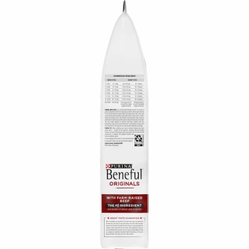 Purina Beneful Originals with Real Beef Adult Dog Food Perspective: left
