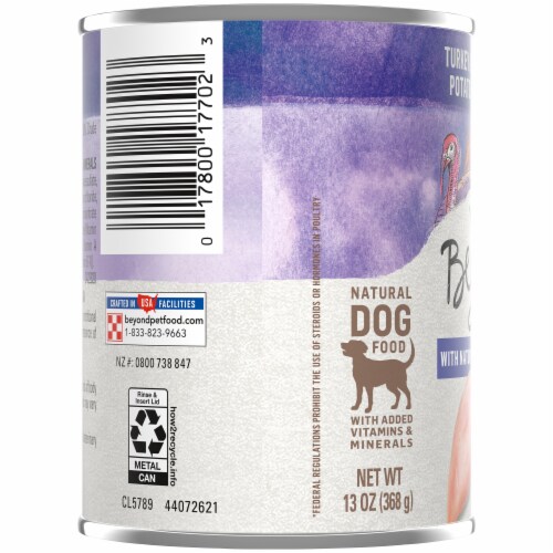 Purina® Beyond® Grain Free Turkey & Sweet Potato Recipe Perspective: left