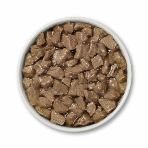Purina ONE® SmartBlend® True Instinct Beef & Salmon Tender Cuts in Gravy Wet Dog Food Perspective: left