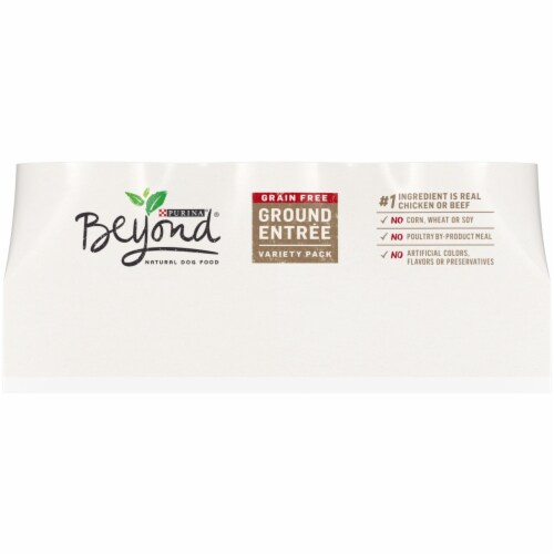 Purina Beyond Grain Free Chicken & Beef Wet Dog Food Perspective: left