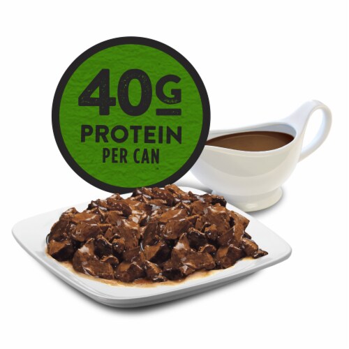 Dog Chow® High Protein with Real Beef in Savory Gravy Wet Dog Food Perspective: left
