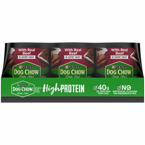 Dog chow high protein wet dog food outlet