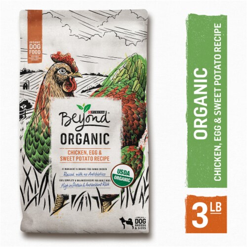 Beyond Organic Chicken Egg & Sweet Potato Adult Dry Dog Food Perspective: left