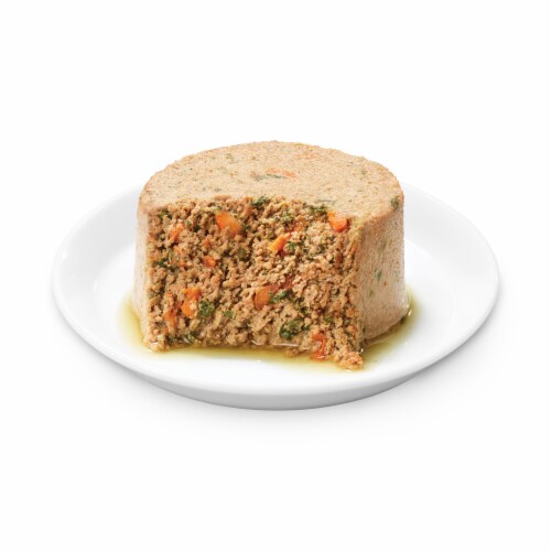 Purina Beneful Infused Wet Dog Food Pate With Real Chicken, Carrots and Spinach, With Fish Oil Perspective: left