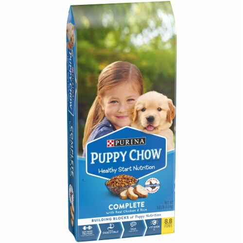 Purina Puppy Chow Complete 8.8 Lb. Dry Dog Food 178513 Perspective: left