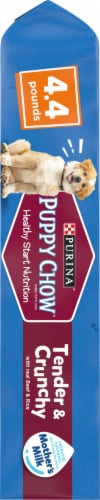 Puppy Chow® Healthy Start Nutrition Tender & Crunchy with Real Beef & Rice Dry Puppy Food Perspective: left