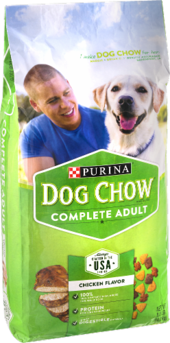 Dog Chow Complete Adult Dry Dog Food Perspective: left