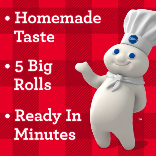 Pillsbury Grands! Holiday Edition Hot Cocoa Flavored Cinnamon Rolls Perspective: left