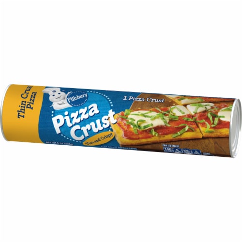 Pillsbury Thin and Crispy Pizza Crust Dough Perspective: left