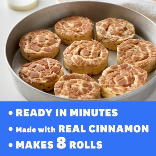 Pillsbury™ Cinnamon Rolls Refrigerated Pastry Dough With Original Icing Perspective: left