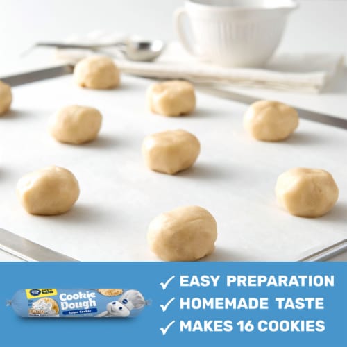 Pillsbury Ready To Bake Refrigerated Sugar Cookie Dough Perspective: left