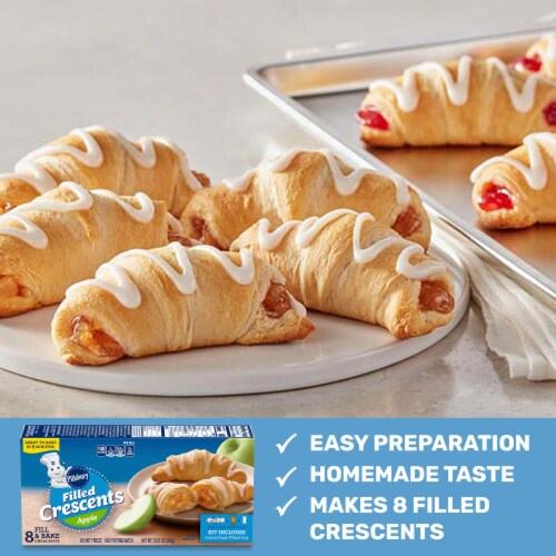 Pillsbury Apple Filled Crescent Rolls Perspective: left