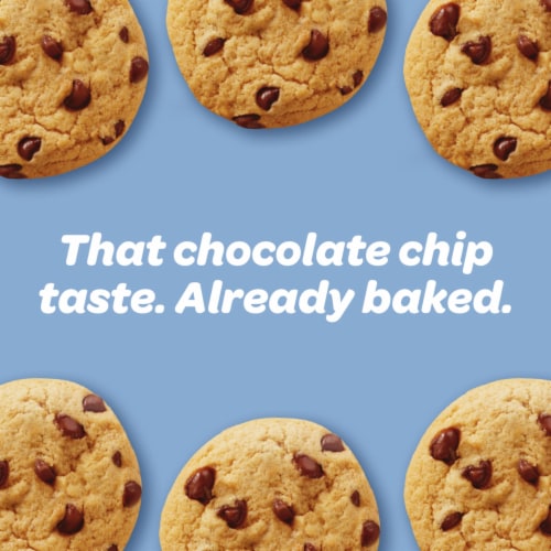 Pillsbury Ready to Eat - Chocolate Chip Soft Baked Cookies Resealable Pantry Snacks Perspective: left