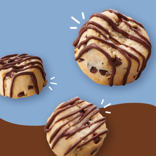 Pillsbury Chocolate Chip Soft Baked Mini Sweet Biscuits Perspective: left