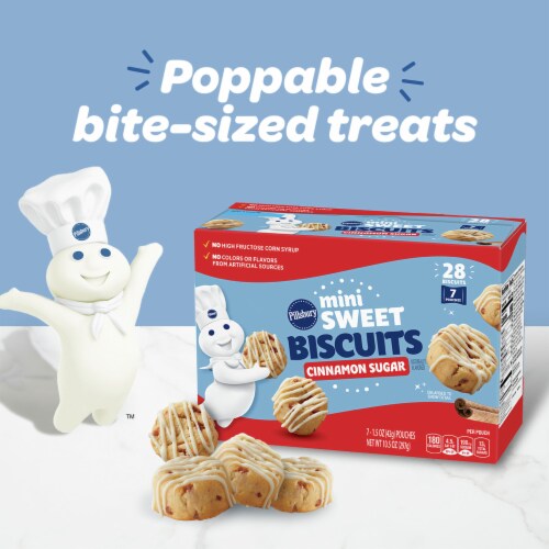 Pillsbury Cinnamon Sugar Soft Baked Mini Sweet Biscuits, 7 ct / 1.5 oz ...