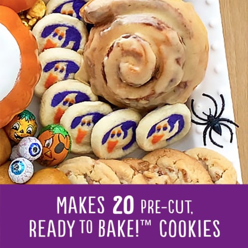 Pillsbury Shape Halloween Ghost Ready To Bake Sugar Cookie Dough Perspective: left