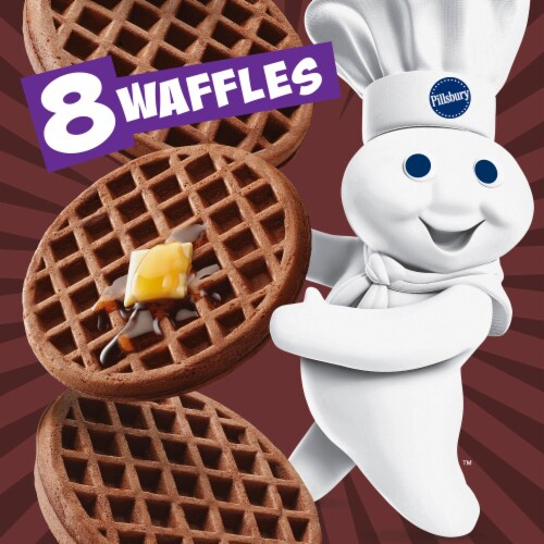 Pillsbury™ Cocoa Puffs™ Frozen Waffles Perspective: left