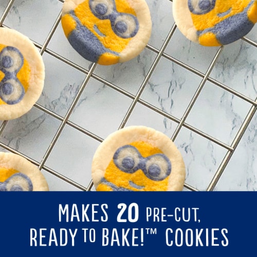 Pillsbury Ready to Bake Minions Shape Sugar Cookie Dough Perspective: left
