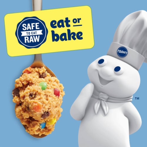 Pillsbury Ready to Bake Monster Refrigerated Cookie Dough Perspective: left
