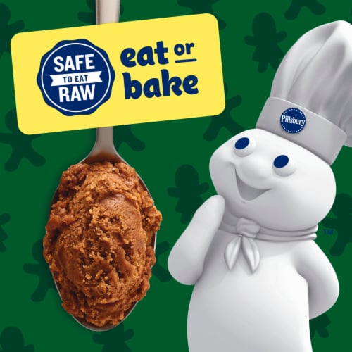 Pillsbury Ready to Bake Limited Edition Gingerbread Cookie Dough Perspective: left