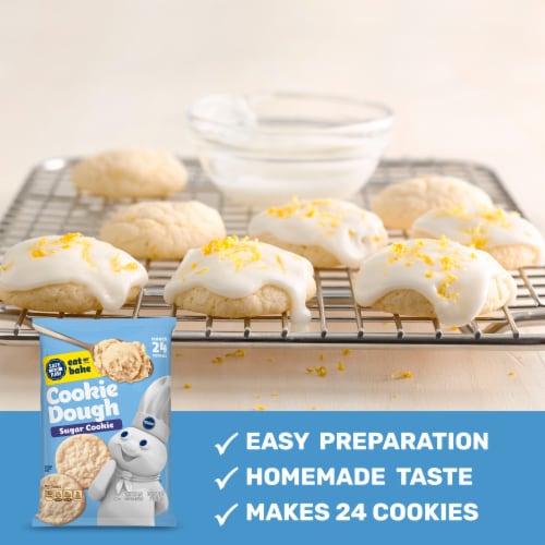 Pillsbury Eat or Bake Refrigerated Sugar Cookie Dough Easter Cookies Perspective: left
