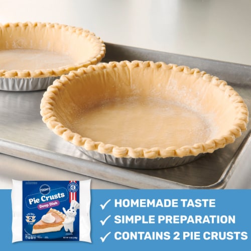 Pillsbury Deep Dish Pie Crusts Perspective: left