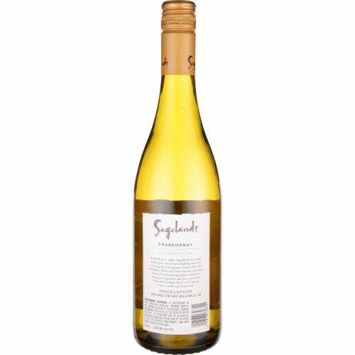 Sagelands Vineyard Chardonnay Washington White Wine Perspective: left