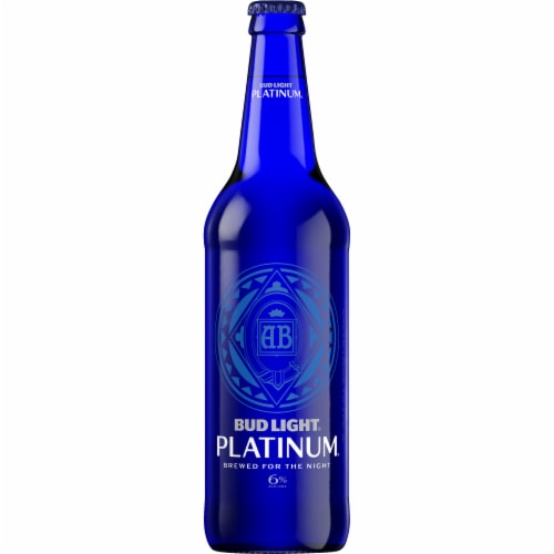 Bud Light Platinum Beer Perspective: left
