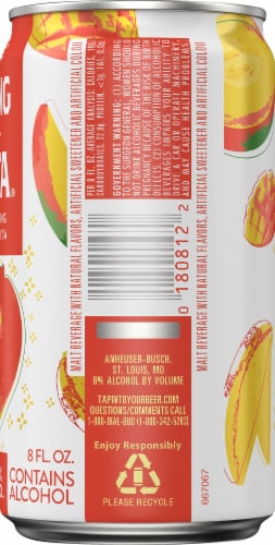 Ritas Mang-O-Rita Mango Malt Beverage Perspective: left