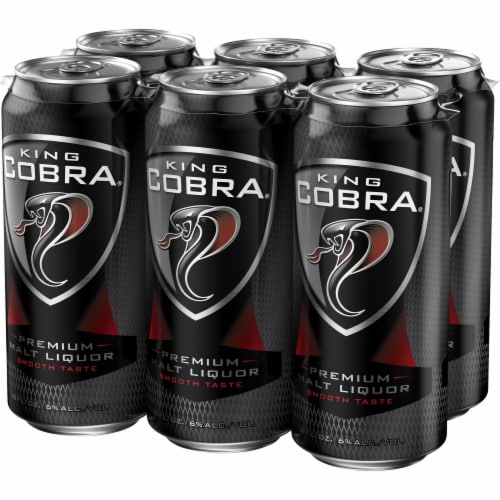 King Cobra Premium Malt Liquor Perspective: left