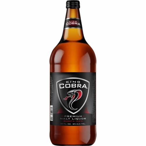 King Cobra Premium Malt Liquor Perspective: left