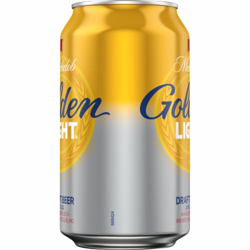 Michelob Golden Light Draft Beer Perspective: left