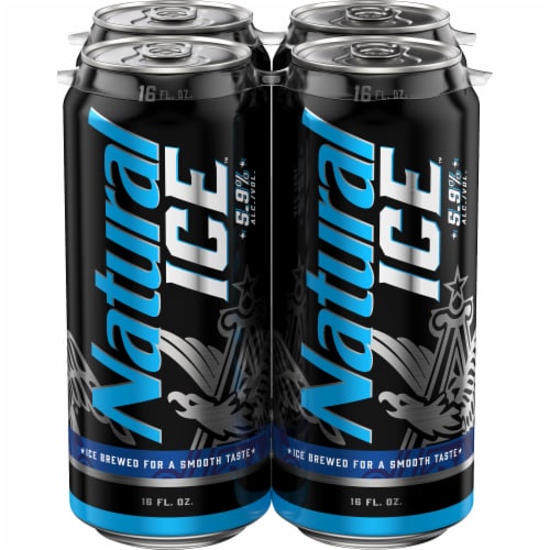 Natural Ice Beer Perspective: left