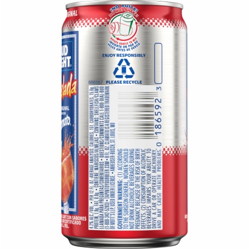 Bud Light® & Clamato with Salt And Lime Chelada Perspective: left