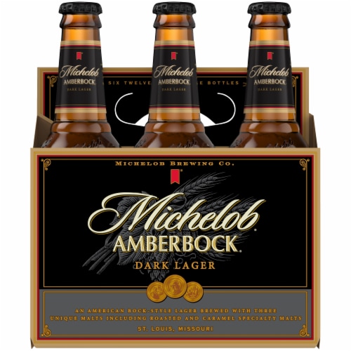 Michelob AmberBock Dark Lager Perspective: left