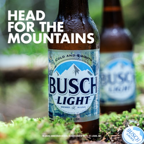 Busch Light American Lager Beer Perspective: left