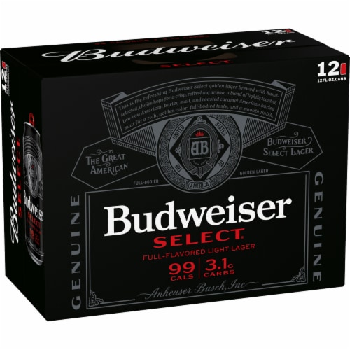 Budweiser Select Light Beer Perspective: left